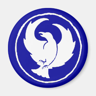 Imán Mimán Crowfoot en azul, redondo o cuadrado