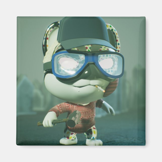 Imán Mimán cuadrado (Frente)