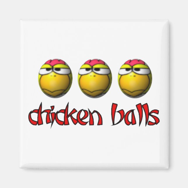 Imán Mimán de bolas de pollo (Frente)