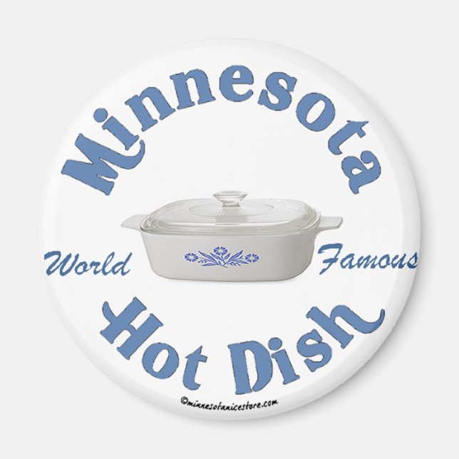 Imán Mimán de Dish Caliente de Minnesota (Frente)
