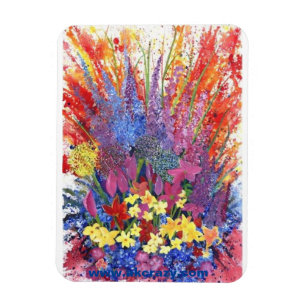 Imán Mimán de explosión floral