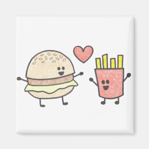 Imán Mimán de hamburguesas y ferias