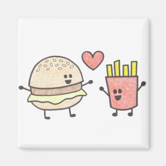 Imán Mimán de hamburguesas y ferias