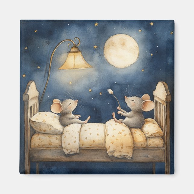 Imán Mimán de hielo de la época de la cama (Frente)