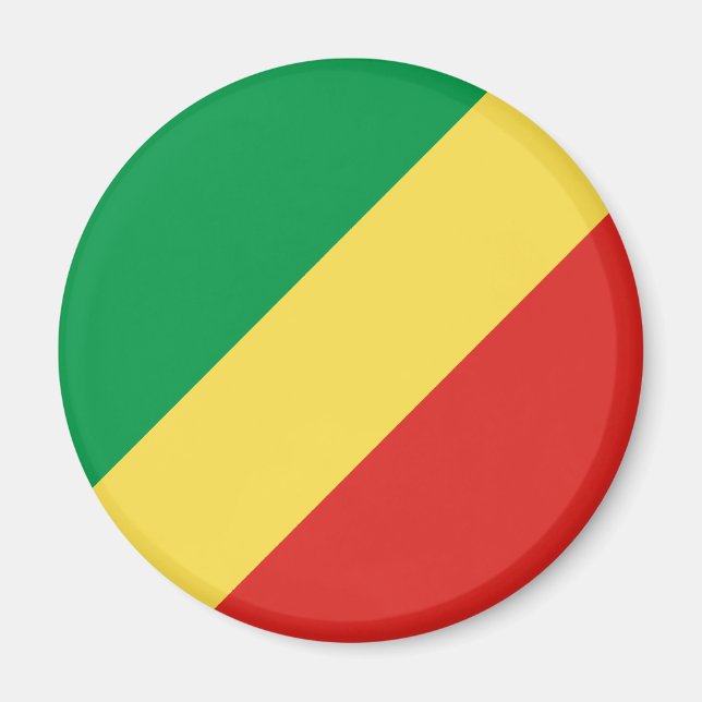 Imán Mimán de la bandera de la República del Congo (Frente)