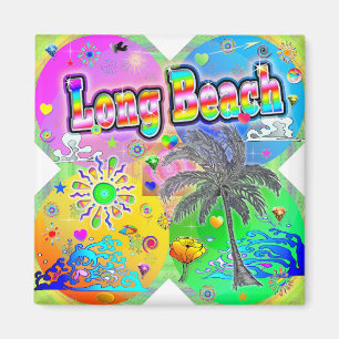 Imán Mimán de las estaciones de Long Beach Quadro