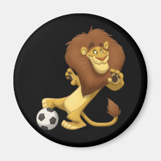 Imán Mimán de león de fútbol