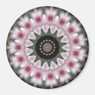 Imán Mimán de Mandala rosa suave y suave