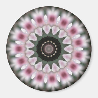 Imán Mimán de Mandala rosa suave y suave