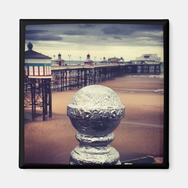 Imán Mimán de muelle del norte de Blackpool (Frente)