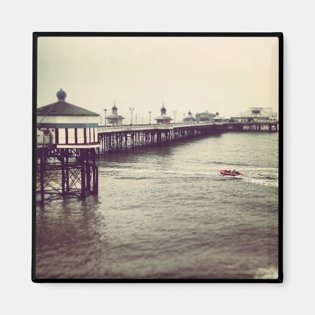 Imán Mimán de muelle del norte de Blackpool (Frente)