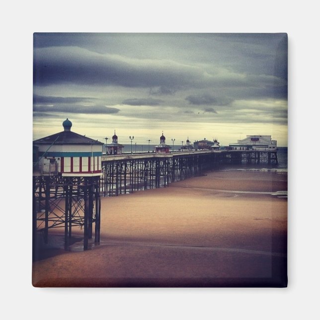 Imán Mimán de muelle del norte de Blackpool (Frente)