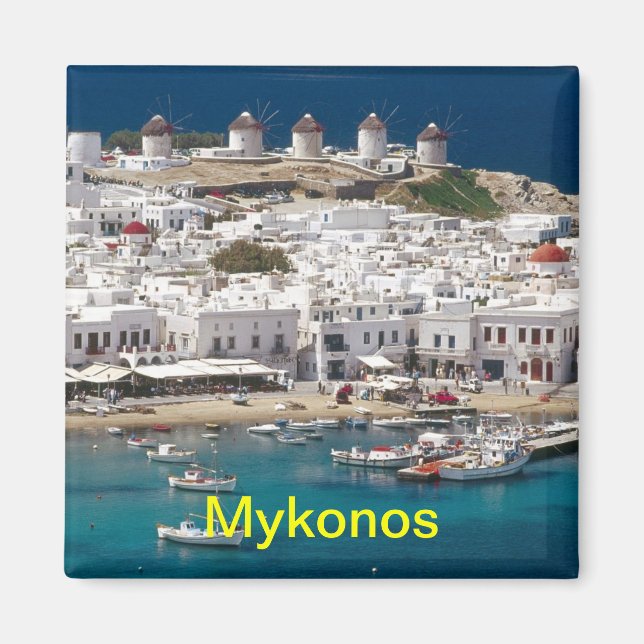 Imán Mimán de Mykonos (Frente)