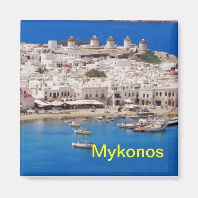 Imán Mimán de Mykonos (Frente)