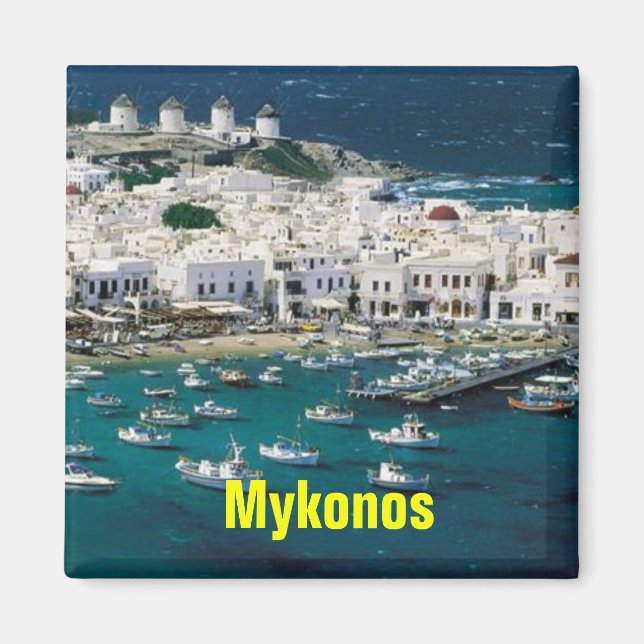 Imán Mimán de Mykonos (Frente)