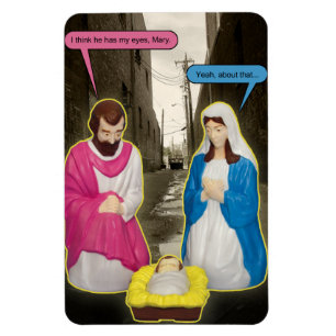 Imán Mimán de Navidades Jesús del Bebé Dumpster