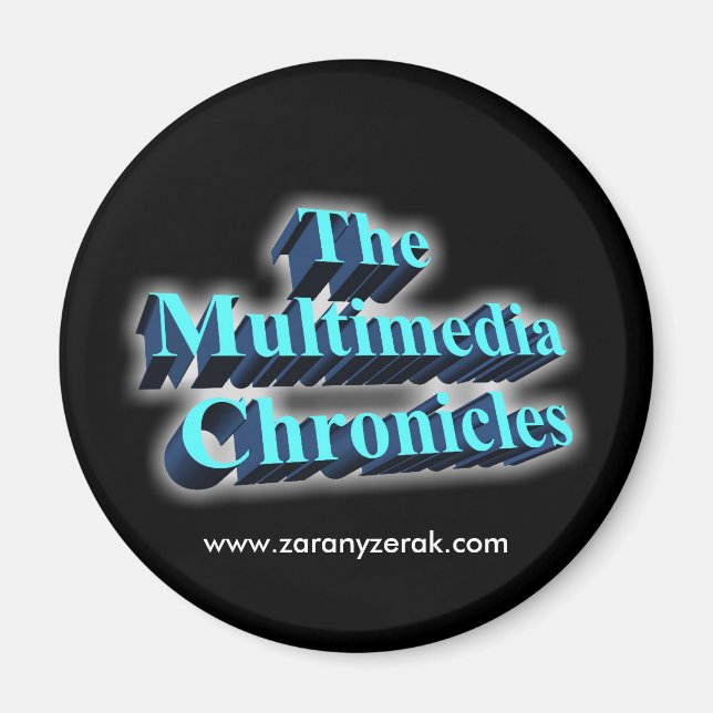 Imán Mimán de Nevera de Crónicas Multimedia (Frente)