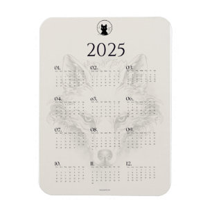 Imán Mimán de Nevera del Calendario 2025