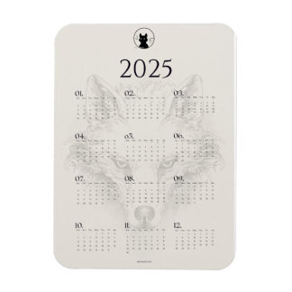 Imán Mimán de Nevera del Calendario 2025