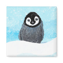 Mimán de polluelos de pingüino