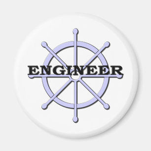 Imán Mimán de rueda de barco de ingeniero
