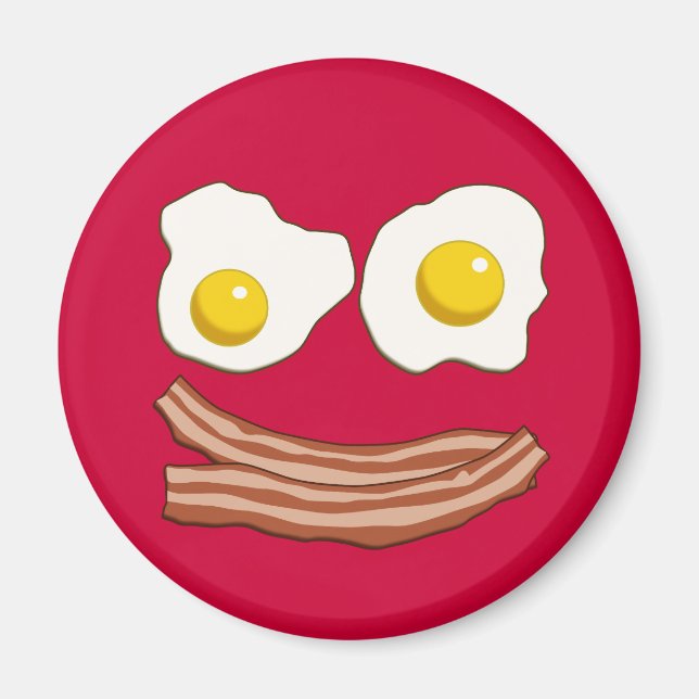 Imán Mimán de tocino y huevo (Frente)