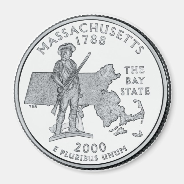 Imán Mimán del Barrio Estatal de Massachusetts 2000 (Frente)