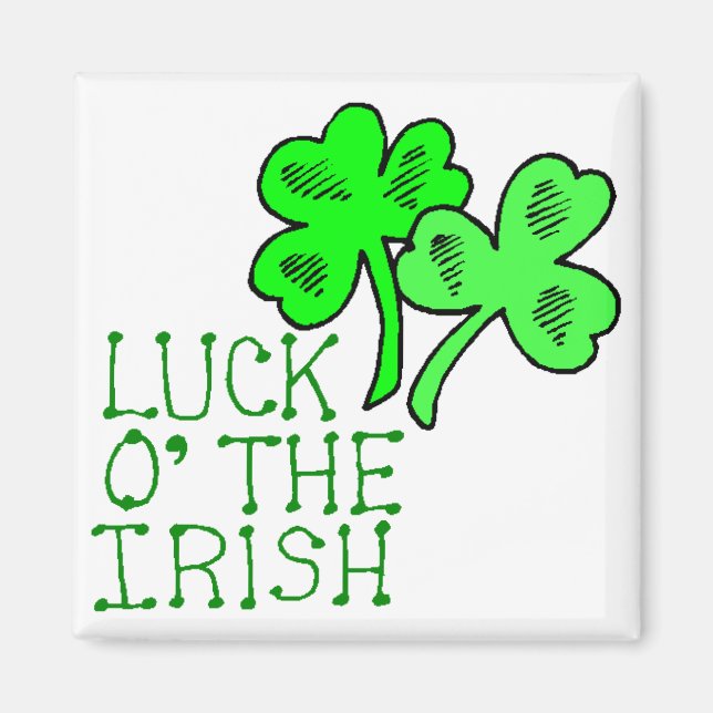 Imán Mimán del Día de San Patricio (Frente)