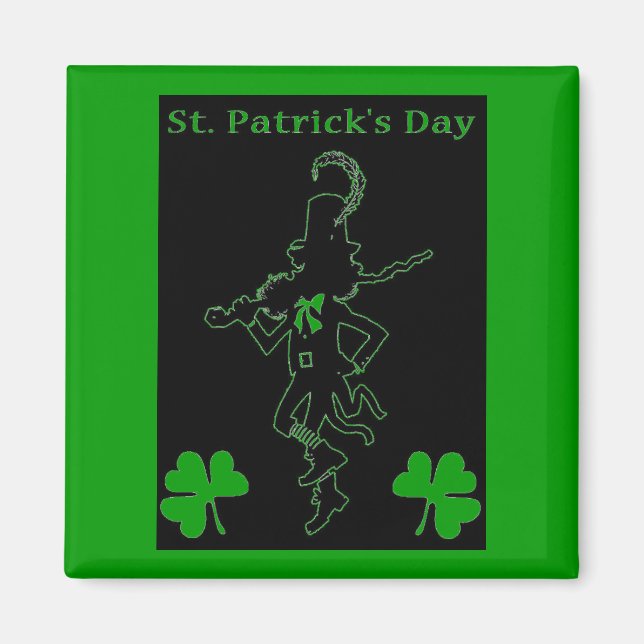 Imán Mimán del Día de San Patricio (Frente)