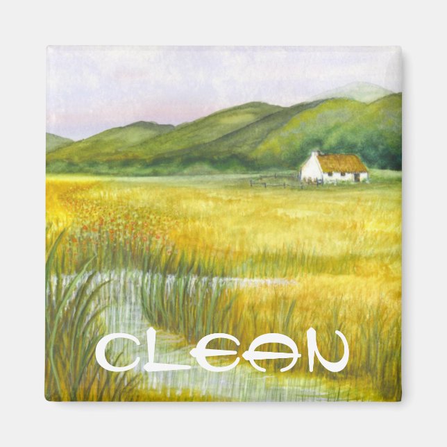 Imán Mimán del Día de San Patricio que causa el lavado  (Frente)