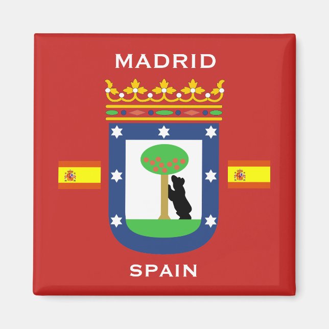 Imán Mimán del Escudo de Armas de Madrid (Frente)
