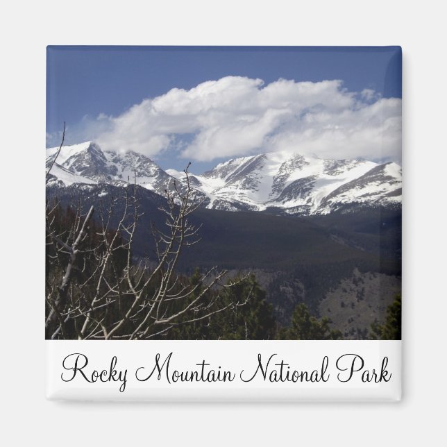 Imán Mimán del Parque Nacional de las Montañas Rocosas (Frente)