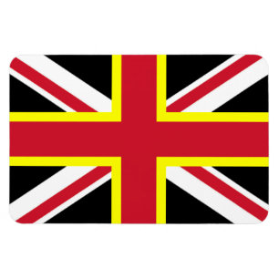 Imán Mimán del Reino Unido - Bandera de cuatro cruces