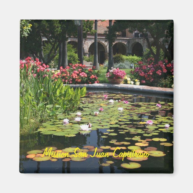 Imán Mimán frigorífico Mission San Juan Capistrano (Frente)