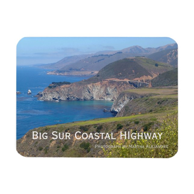 Imán Mimán HIghway costero Big Sur (Horizontal)