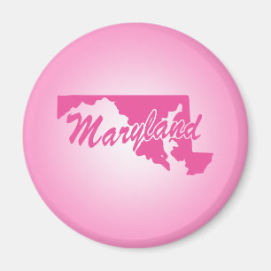 Imán Mimán Maryland del estado rosado