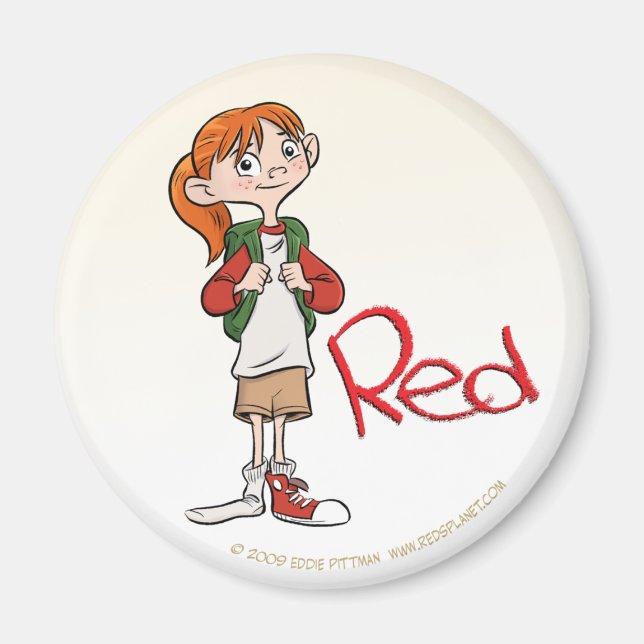 Imán Mimán Rojo (Frente)