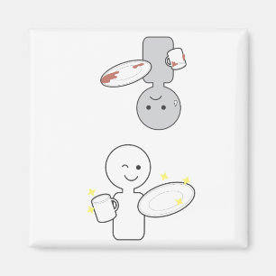 Imán Mimán sucio y limpio