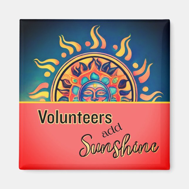 Imán Mimán Sunshine voluntario (Frente)