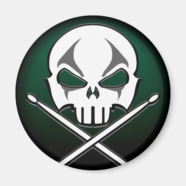 Imán Mimanes de tambor de imanes Metalizado pesados y r (Frente)