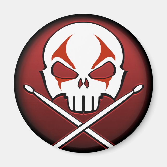 Imán Mimanes de tambor de imanes Metalizado pesados y r (Frente)