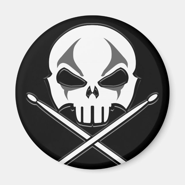 Imán Mimanes de tambor de imanes Metalizado pesados y r (Frente)