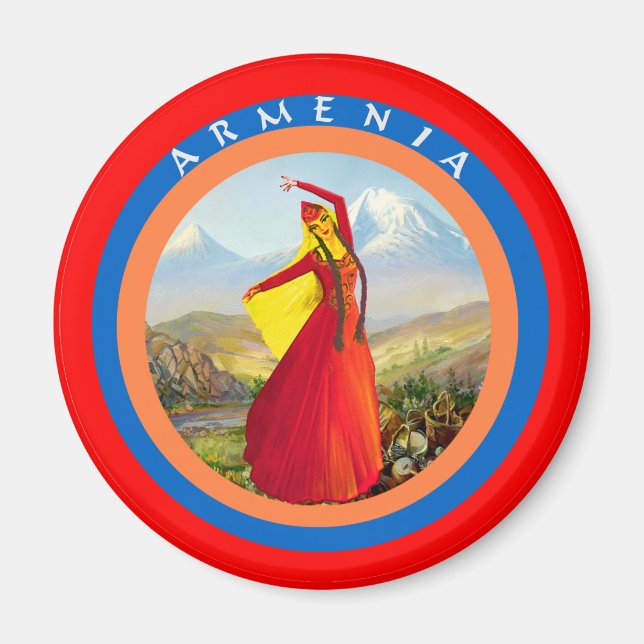 Imán Mimbre de Armenia (Frente)