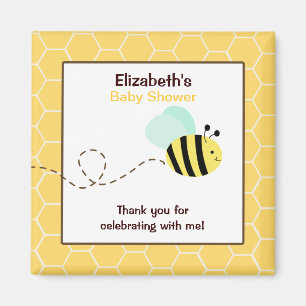 Imán Mimbre de Favor de Plaza de Bee Bumble