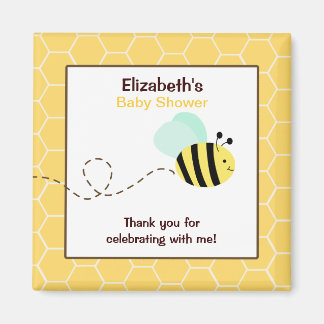 Imán Mimbre de Favor de Plaza de Bee Bumble