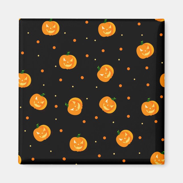 Imán Mimbre de lluvias de calabaza (Frente)