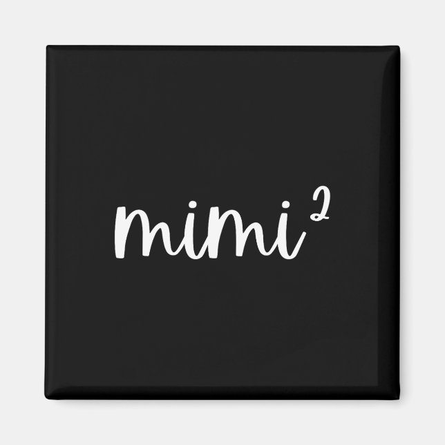 Imán Mimi2 Mimi cuadrado dos mellizos 2º Poder Nuevo S (Frente)