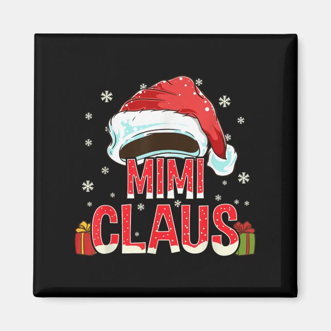 Imán Mimi Claus Shirt Group Matching Family Christmas  (Frente)