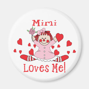Imán Mimi yo del amor muñeca de trapo