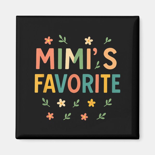 Imán Mimi's Favorite Family Baby Granhild Quote  (Frente)